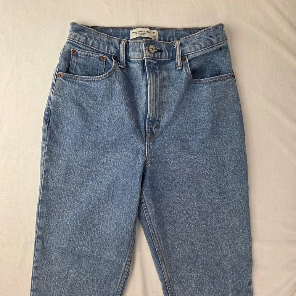 Abercrombie Jeans Women 27/4 Blue Ultra High Rise The 90s Straight‎ Excellent